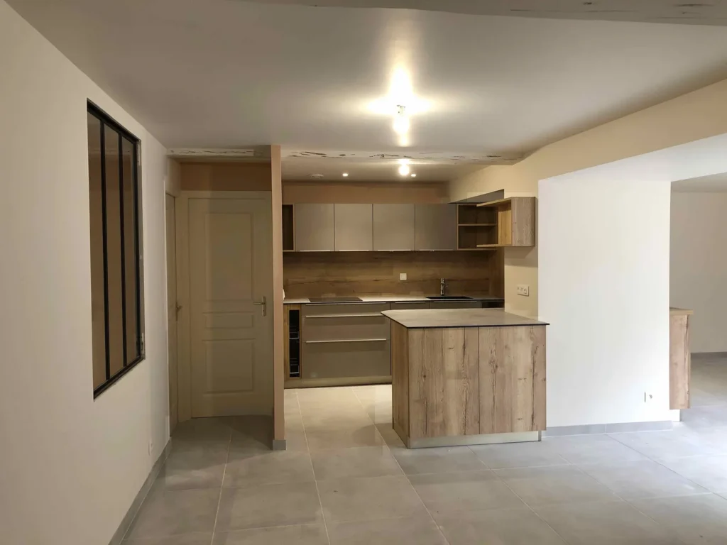 Extension d'une maison individuelle (après travaux), réalisation AJ2